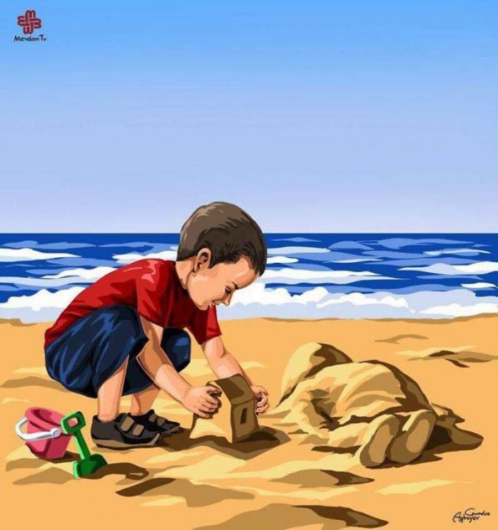 Dibujos-homenaje-niño-Siria-16-704x750