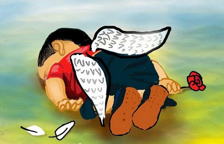 Dibujos-homenaje-niño-Siria-3-730x469
