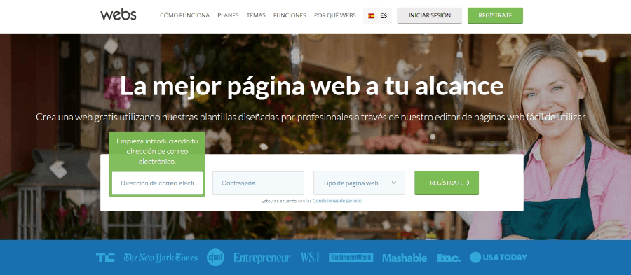 Webs - Crear una página web gratis o un blog gratuito